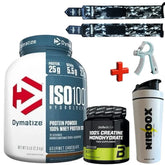Muskelaufbau Spar-Paket mit Dymatize ISO 100 Whey und Biotech USA Creatin